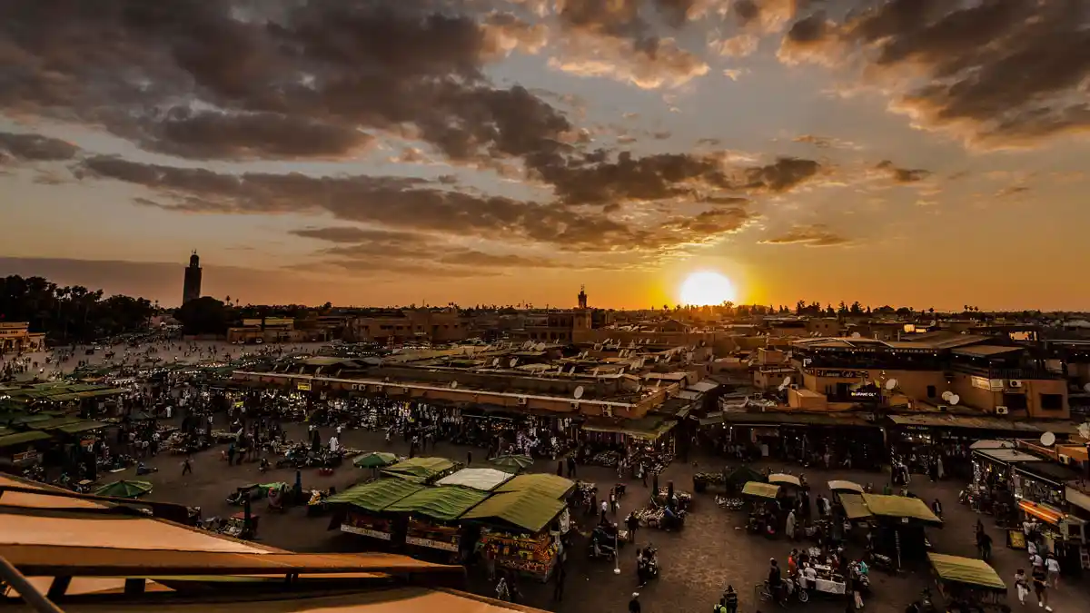 Your Essential Guide to Morocco: Places & Tips jamaa el fena square during sunset