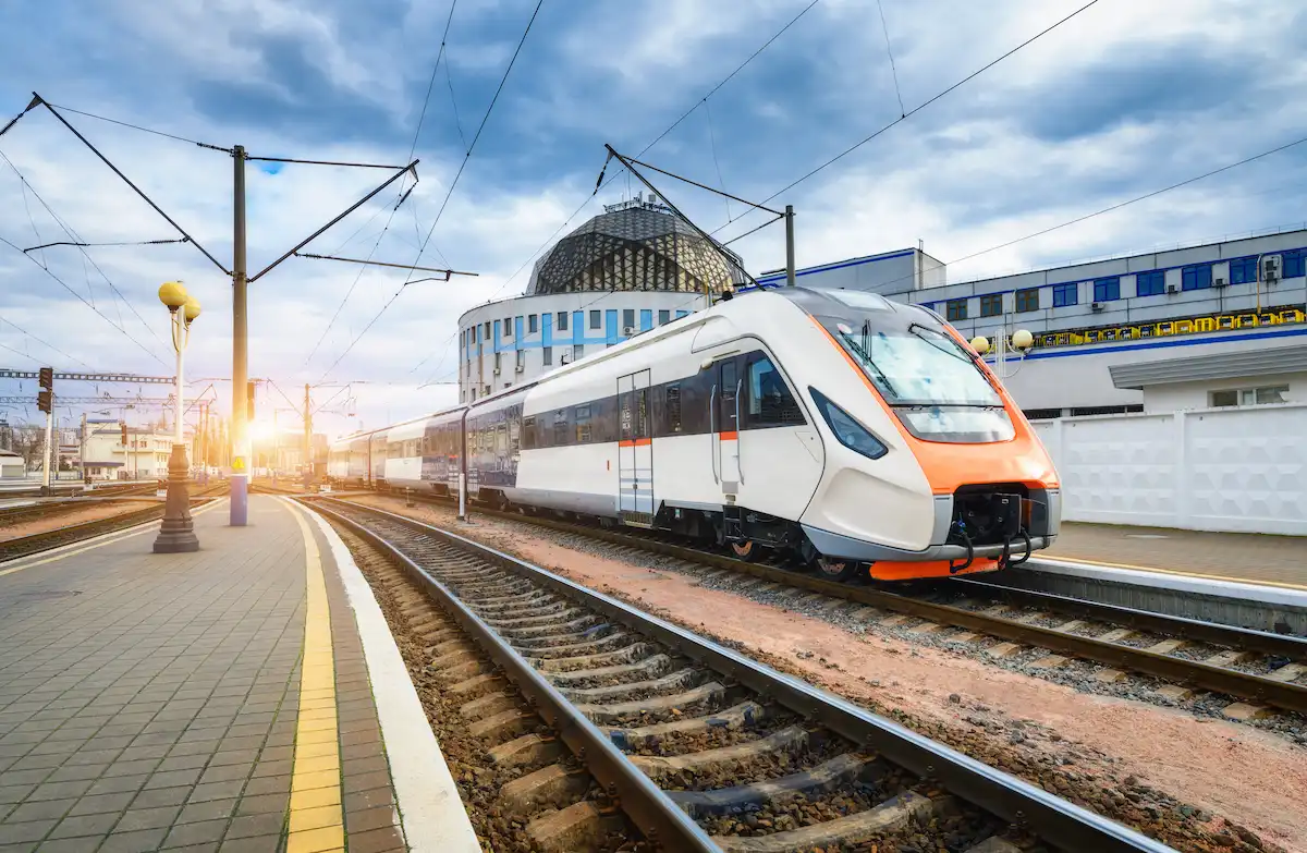 Train Travel In Morocco - It's So Easy a train on the tracks; providing train travel in morocco