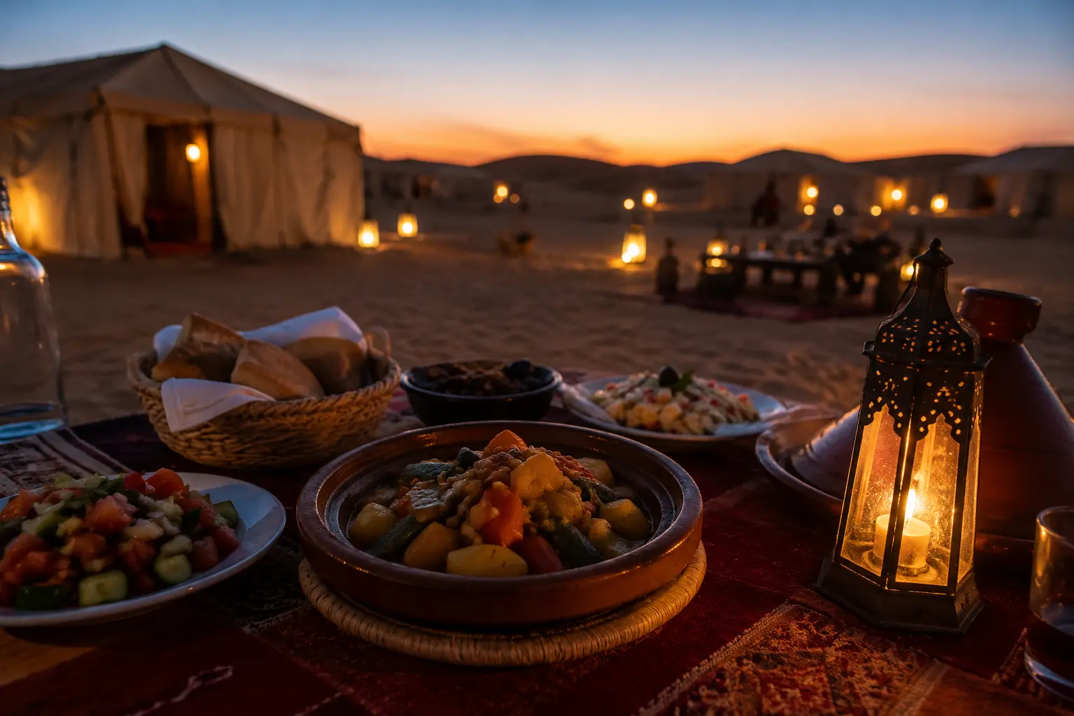 sahara desert camp food