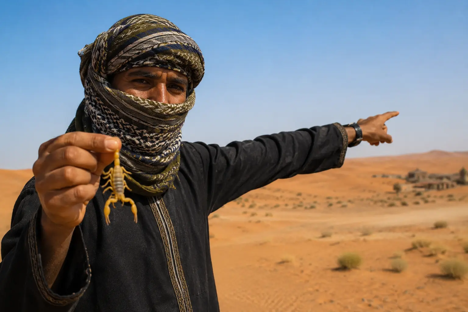 Snakes and Scorpions in the Morocco Desert
