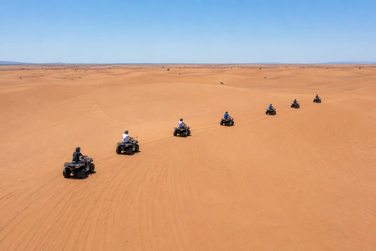 Sahara quad biking; 