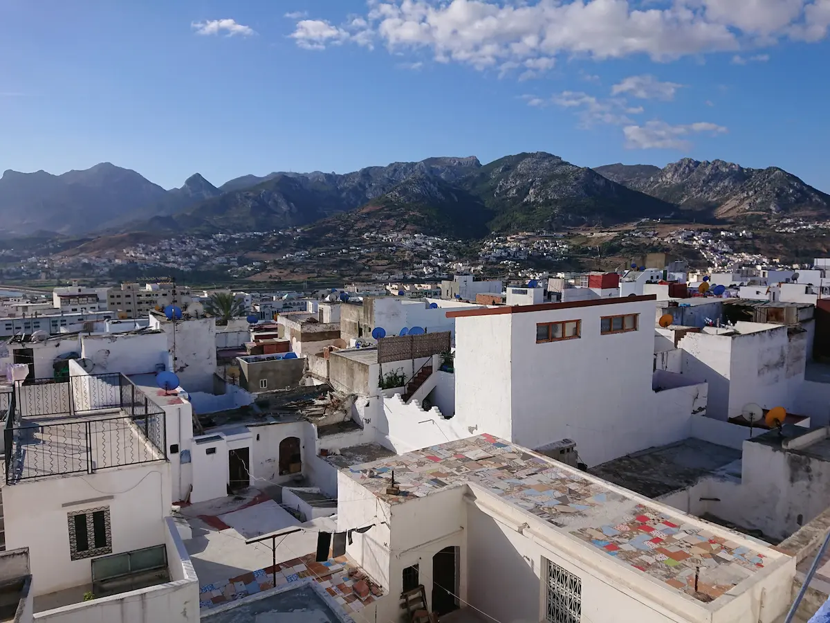 The Perfect Day in Tetouan: Your Travel Guide to Pajama City View of Tetouan from the terrace of Riad Darna;